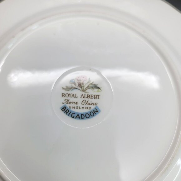 Royal Albert Small Bowls Brigadoon Thistles Set Fruit Dessert Bone China RB206 - Picture 3 of 5